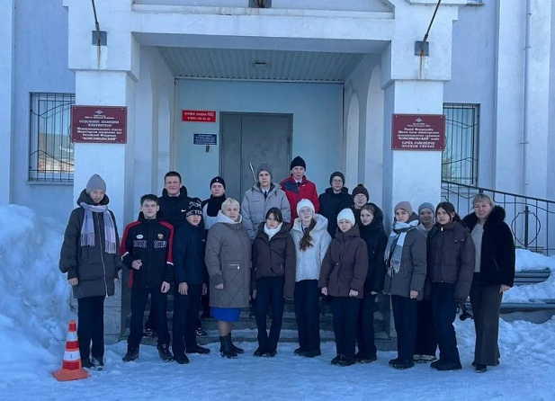 Школьники побывали на экскурсии в отделе полиции